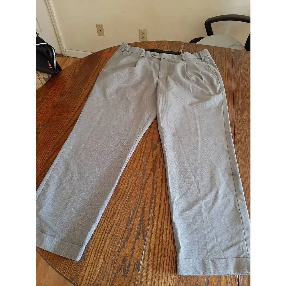 36x29 Van Heusen Grey Men's Dress Casual Pants Slacks Trousers
